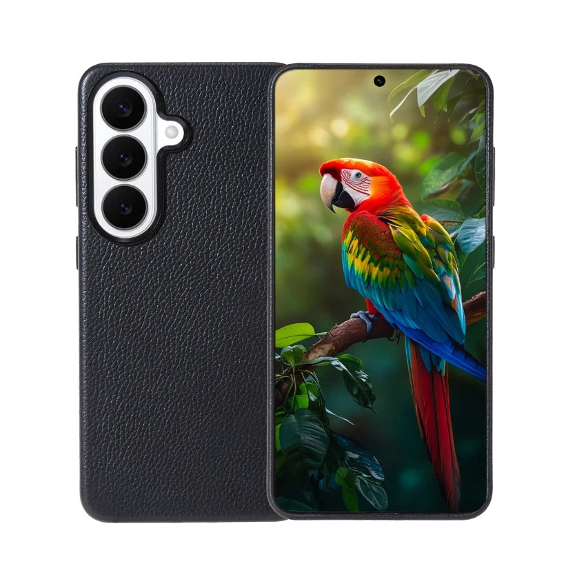Top-Grain Leather Phone Case for Samsung Galaxy S26 Series image 3