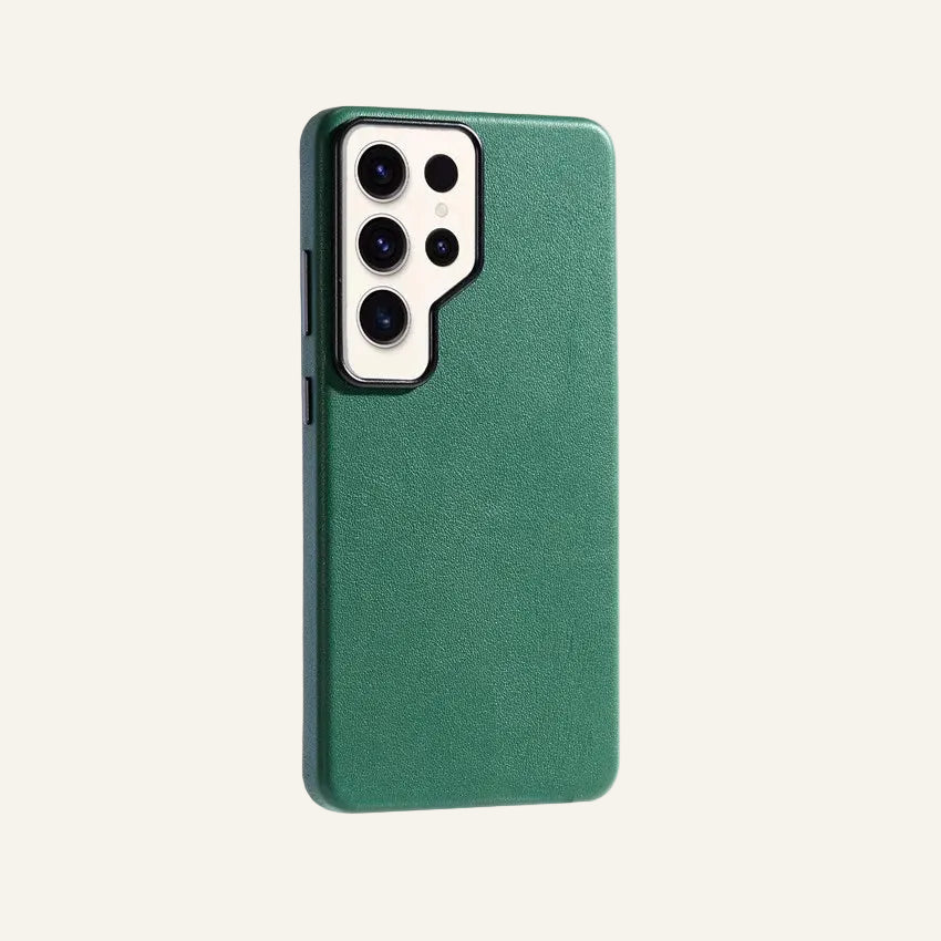 Pebble Leather Shockproof Phone Case for Samsung Galaxy S26 Series - image 1