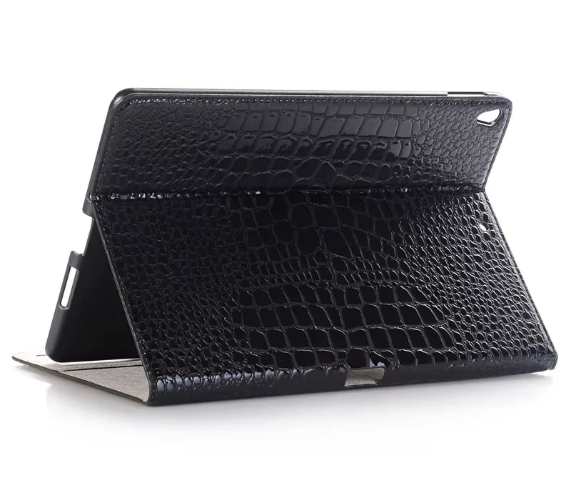 Crocodile Leather Stand Folio Laptop / Tablet Sleeve for MacBook & iPad Pro - image 5