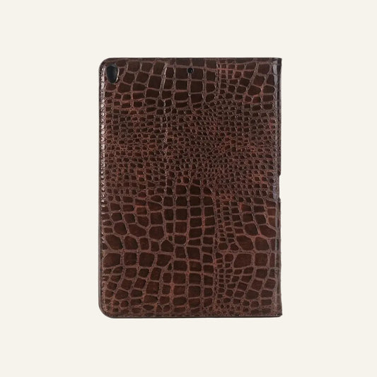 Crocodile Leather Stand Folio Laptop / Tablet Sleeve for MacBook & iPad Pro - image 1