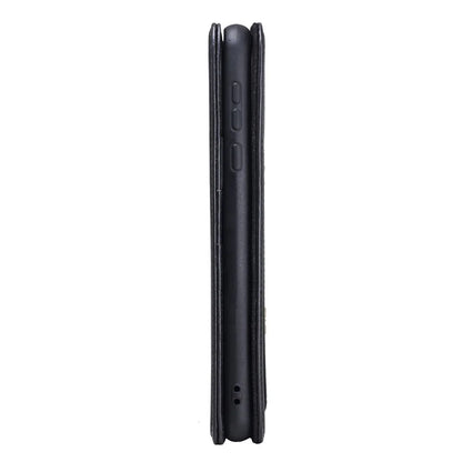 Black Genuine Leather Folio Wallet Phone Case for Sharp Aquos Series - image 3