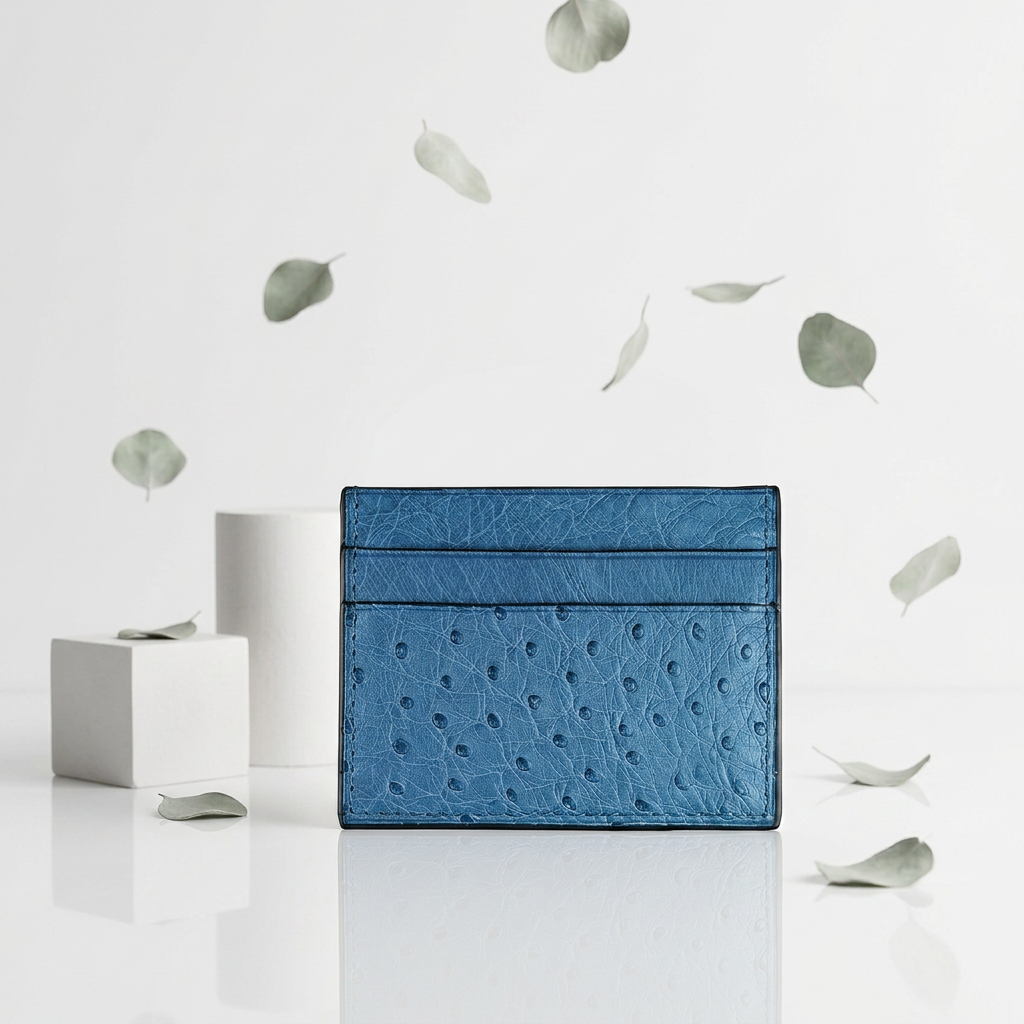 Aaronscase Custom Genuine Leather RFID Blocking Card Holder (Wholesale/Manufacturer)