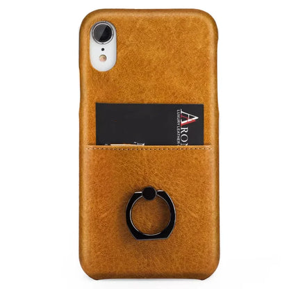 Full-Grain Leather Wallet Phone Case for Customizable Device Models image 4
