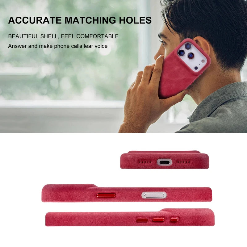 Genuine Leather Phone Case for iPhone 18 Series image 4