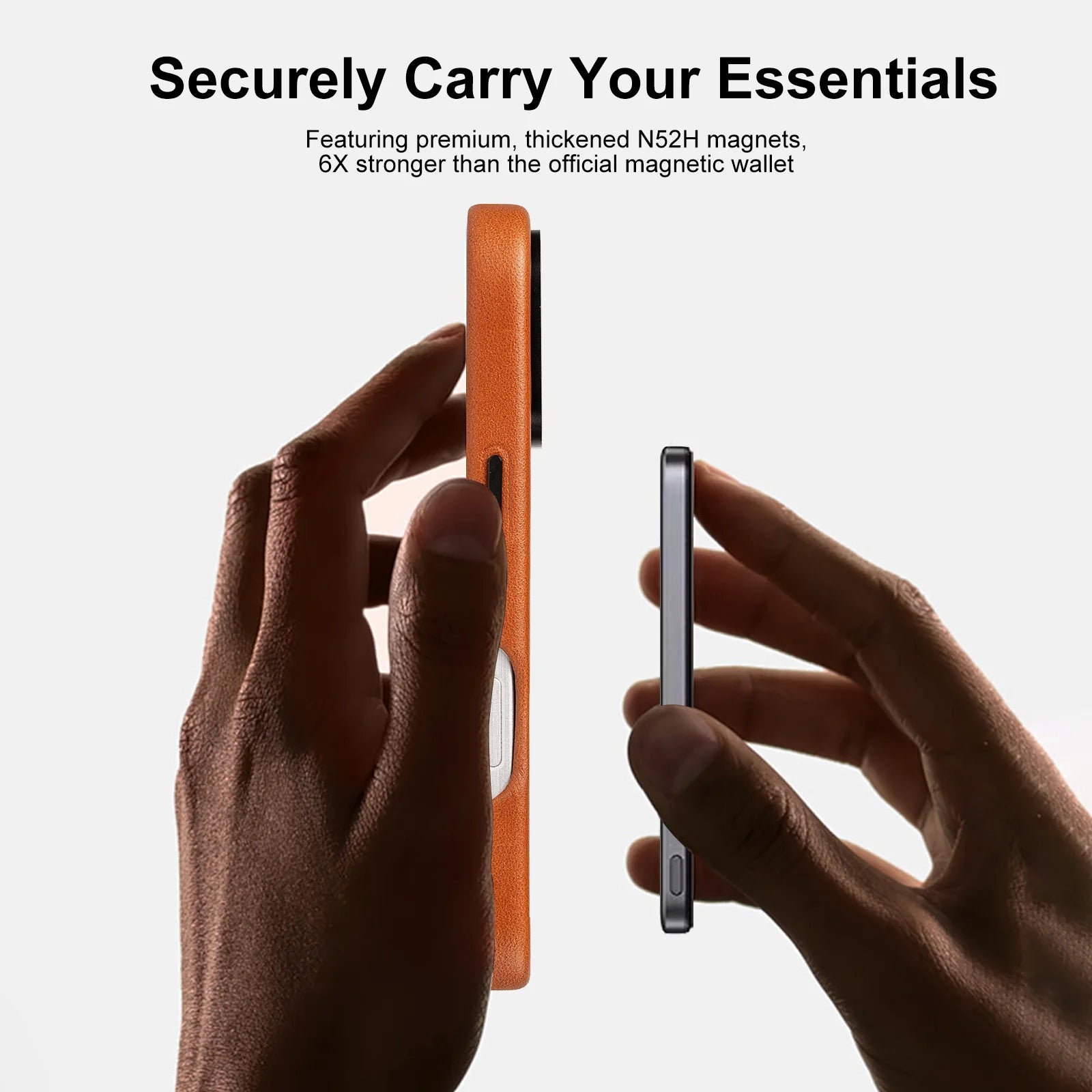 Genuine Leather Slim Phone Case for iPhone 16 Series image 6