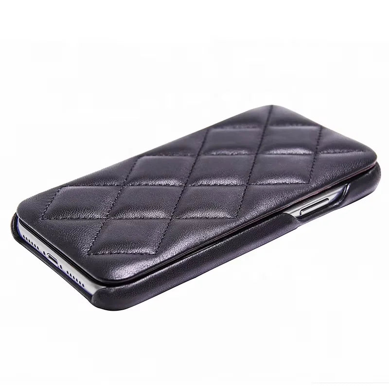 Genuine Leather Wallet Phone Case for Customizable Device Models image 5