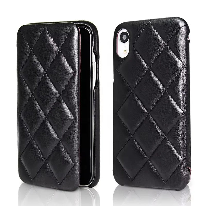 Genuine Leather Full Wrap Shockproof Wallet Phone Case for Custom Phone Models - image 1