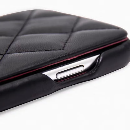 Genuine Leather Wallet Phone Case for Customizable Device Models image 4
