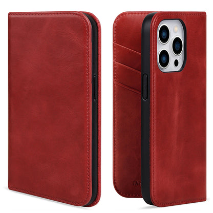 Genuine Leather Wallet Phone Case for iPhone 15 Series image 1