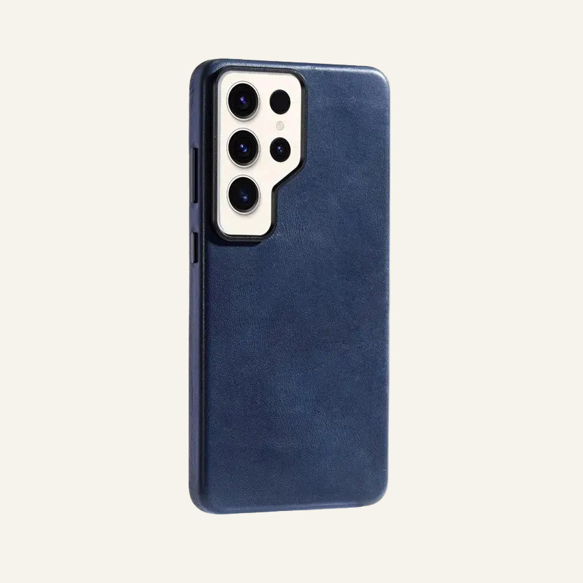 Genuine Leather Slim Full Wrap Phone Case for Samsung Galaxy S26 Series - image 1