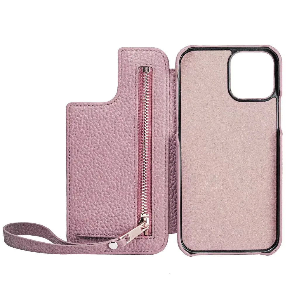 Genuine Leather RFID Phone Case for Customizable Device Models image 2