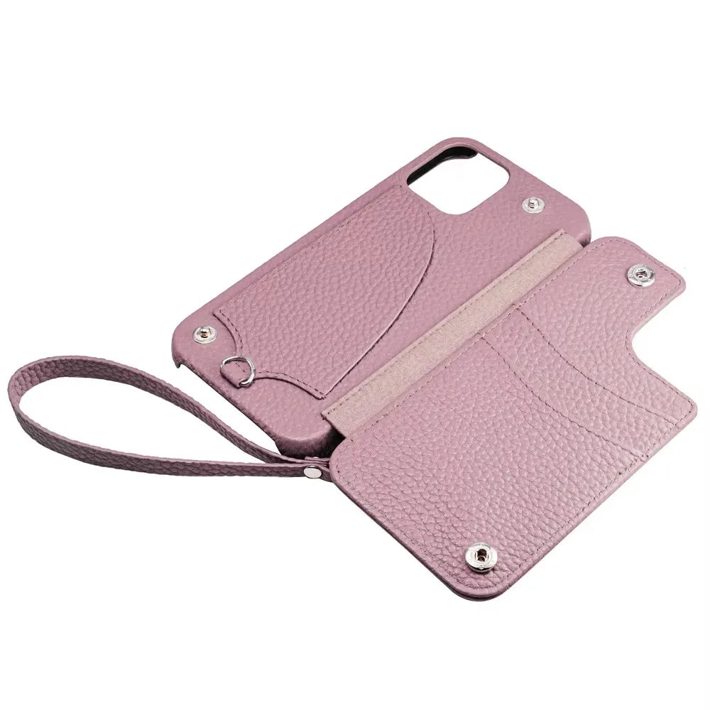 Genuine Leather RFID Phone Case for Customizable Device Models image 5