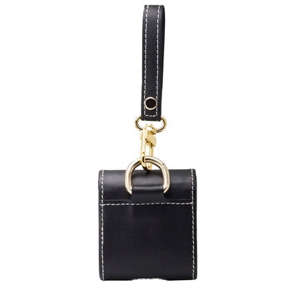 Genuine Leather Carrying Earphone Holder AirPods / Earphone Case - image 5
