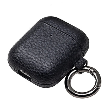 Litchi Grain Leather AirPods / Earphone Case - image 4