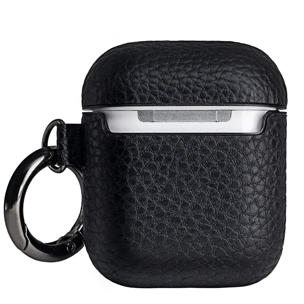Litchi Grain Leather AirPods / Earphone Case - image 2