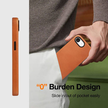 Aaronscase Handmade Genuine Leather Phone Case for iPhone 16e (Wholesale/Manufacturer)