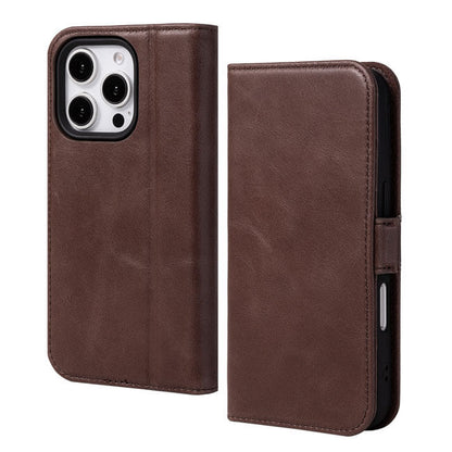 Aaronscase Genuine Leather Folio Wallet Case for iPhone 16 Pro Max (Wholesale/Manufacturer)