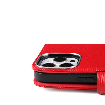 Aaronscase Genuine Red Leather iPhone 16 Pro Case (Wholesale/Manufacturer)