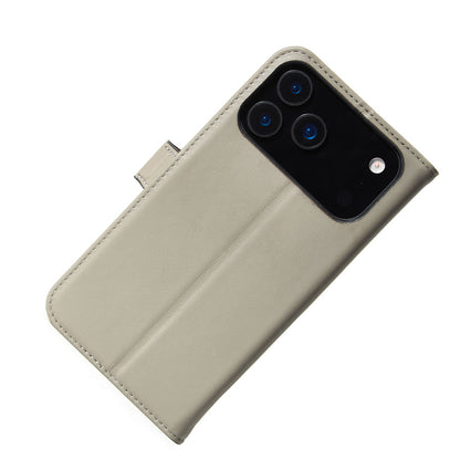 Aaronscase Genuine Leather Wallet Phone Case for iPhone 17 Pro Max (Wholesale/Manufacturer)