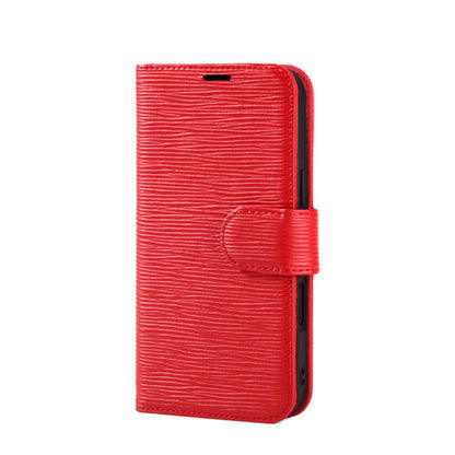 Aaronscase Genuine Red Leather iPhone 16 Case (Wholesale / Manufacturer)