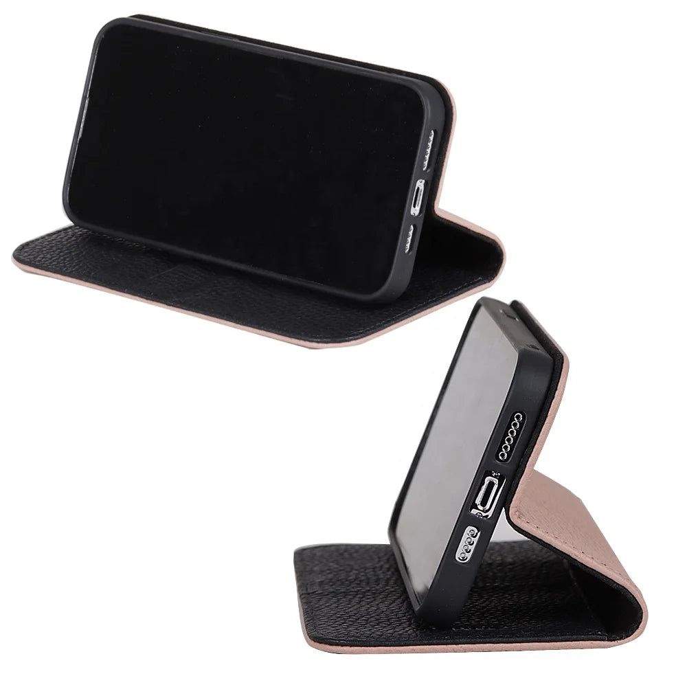 Genuine Leather Flip Card Holder image 2