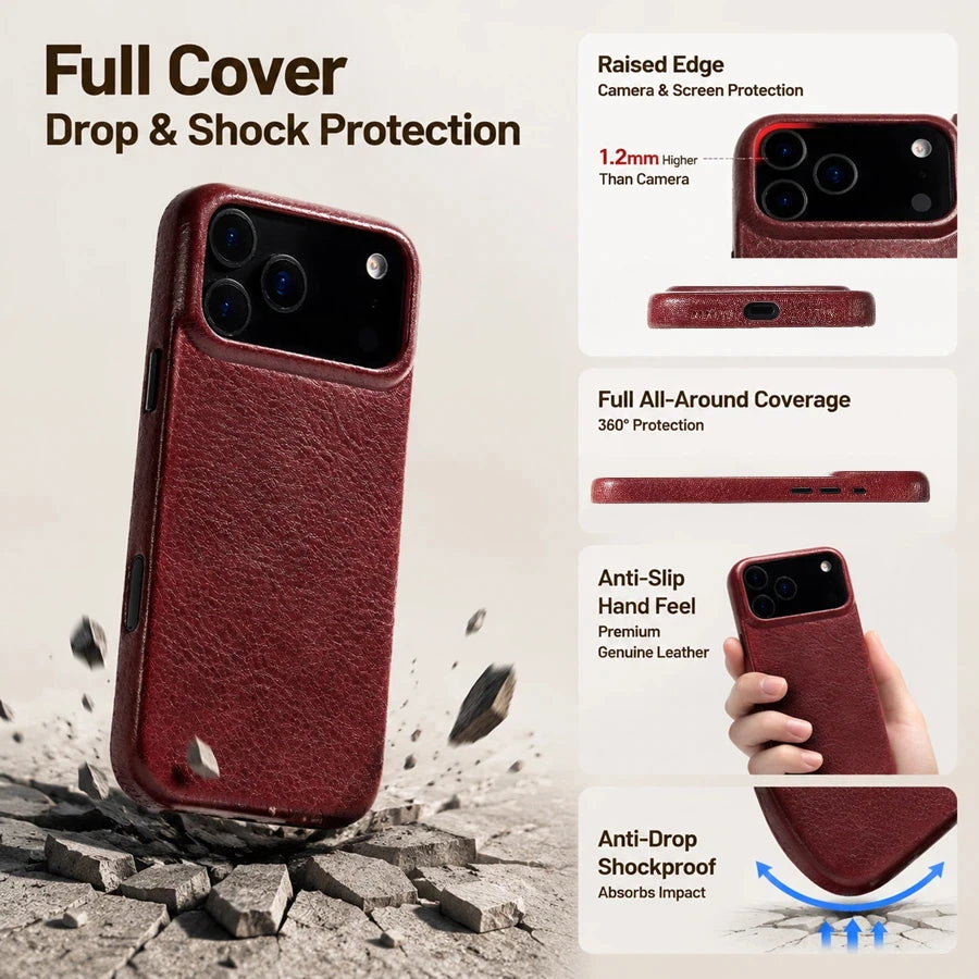 Litchi Grain Slim Phone Case for iPhone 17 Series image 5