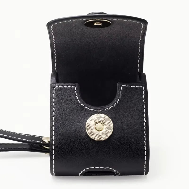 Genuine Leather Waterproof Drop Protection AirPods / Earphone Case - image 5