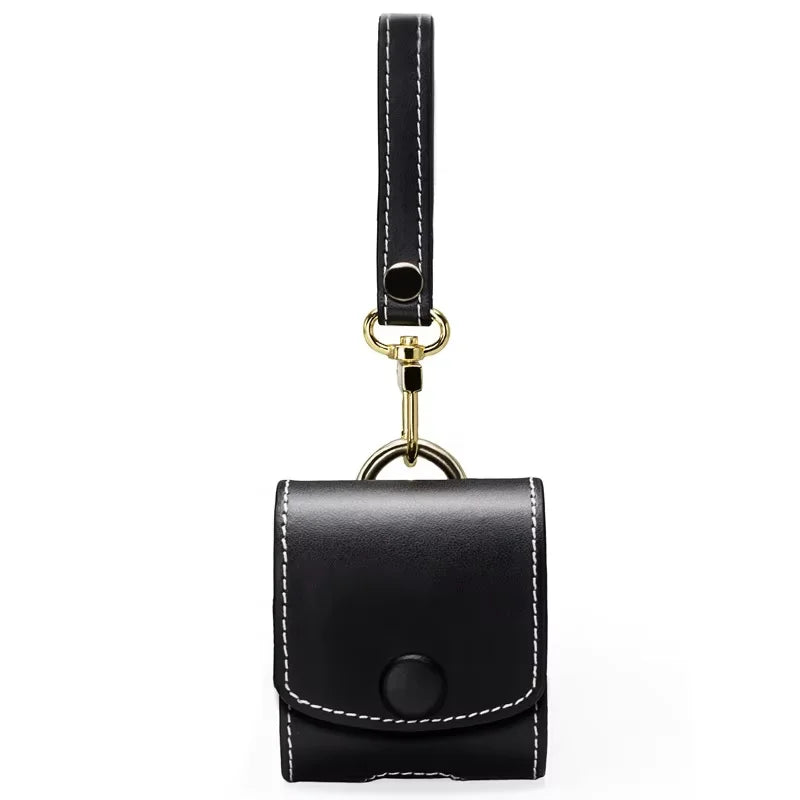 Genuine Leather Waterproof Drop Protection AirPods / Earphone Case - image 4