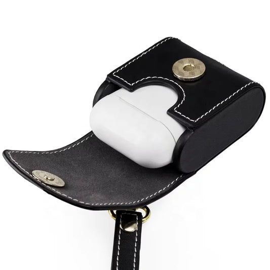 Genuine Leather Crossbody AirPods / Earphone Case for AirPods / Custom Earphone Models - image 2
