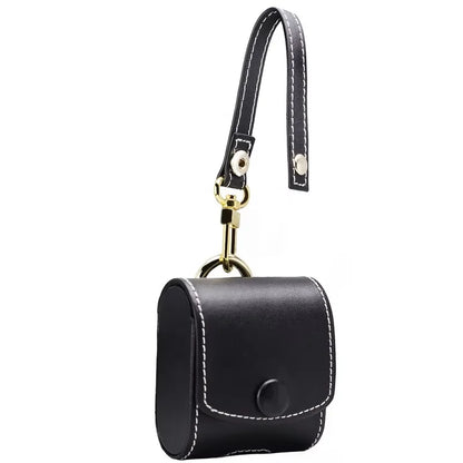 Genuine Leather Waterproof Drop Protection AirPods / Earphone Case - image 3