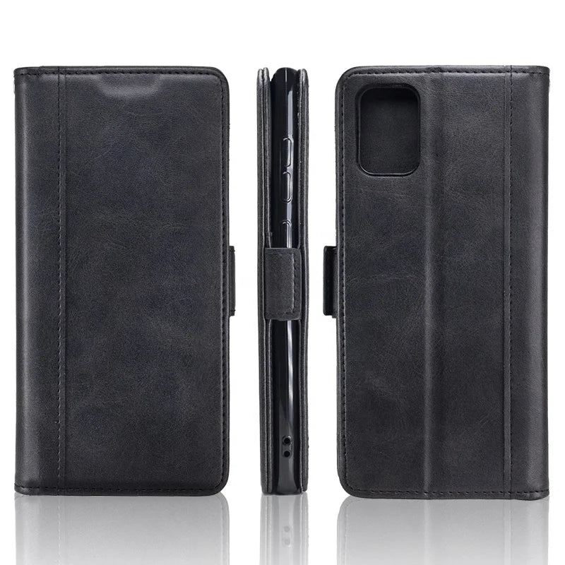 Genuine Leather Folio Wallet Phone Case for Samsung Galaxy Z Fold Series image 2