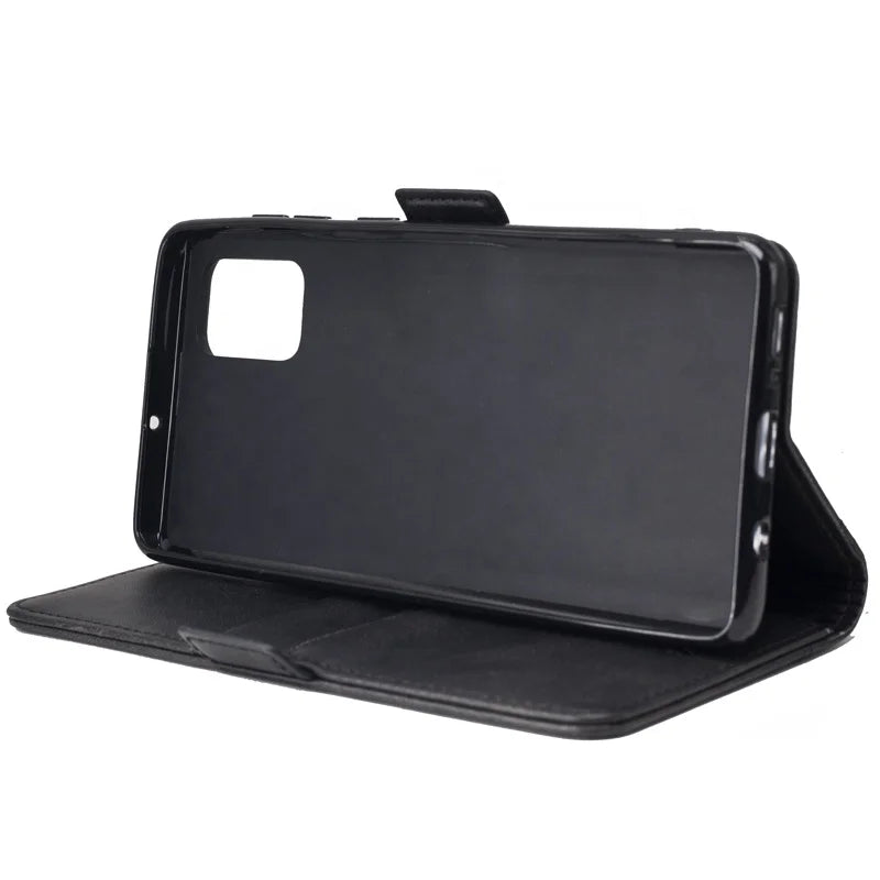 Genuine Leather Folio Wallet Phone Case for Samsung Galaxy Z Fold Series image 3