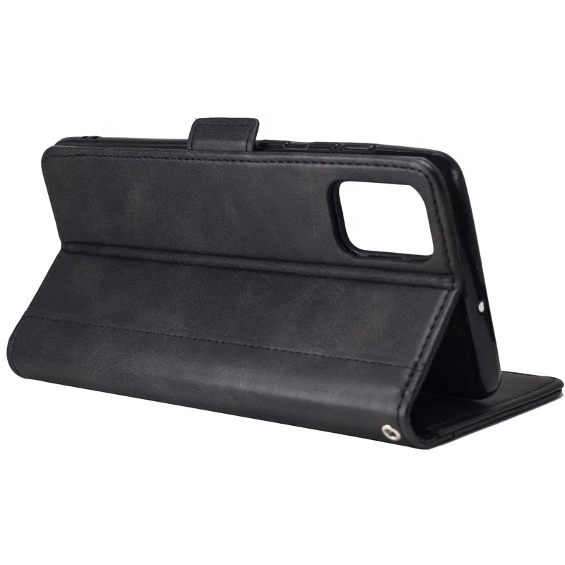 Genuine Leather Folio Wallet Phone Case for Samsung Galaxy Z Fold Series image 4