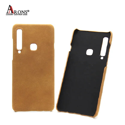 Genuine Leather Slim Shockproof Phone Case for Samsung Galaxy A9 Series - image 1