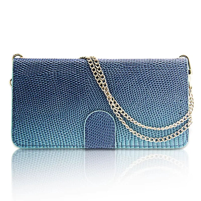 Genuine Leather Crossbody Card Slots Wallet Phone Case for Custom Phone Models Style 04 - image 1