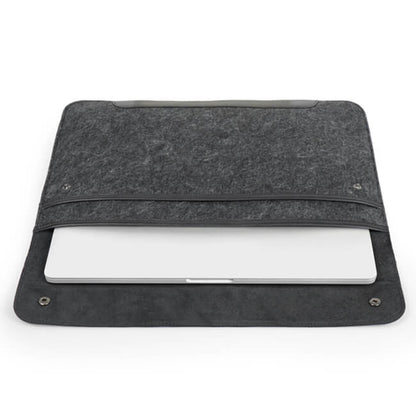 Aaronscase Fine Leather and Fleece Sleeve Bag (Wholesale/Manufacturer)