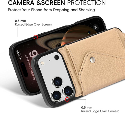 Aaronscase Premium Leather Crossbody Wallet Phone Case (Wholesale/Manufacturer)