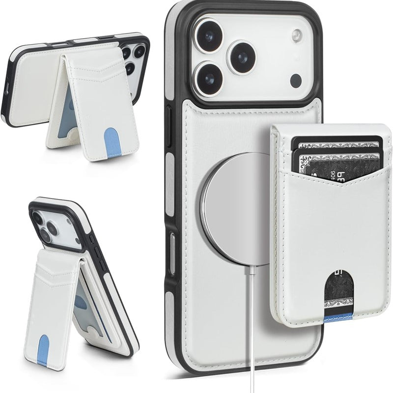 Aaronscase Premium Leather 2-in-1 Detachable MagSafe Wallet Case (Wholesale/Manufacturer)