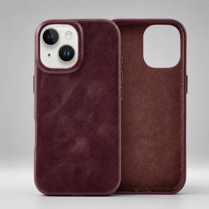 Slim Genuine Leather Phone Case for iPhone 16 Pro Max (Wholesale/OEM Manufacturer)