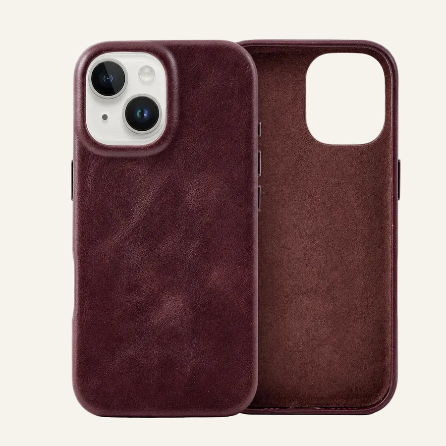 delgado Genuine funda de cuero para móvil para iPhone 16 Pro Max (Fabricante mayorista/OEM)
