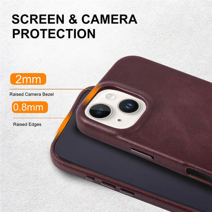 Slim Genuine Leather Phone Case for iPhone 16 Pro Max (Wholesale/OEM Manufacturer)