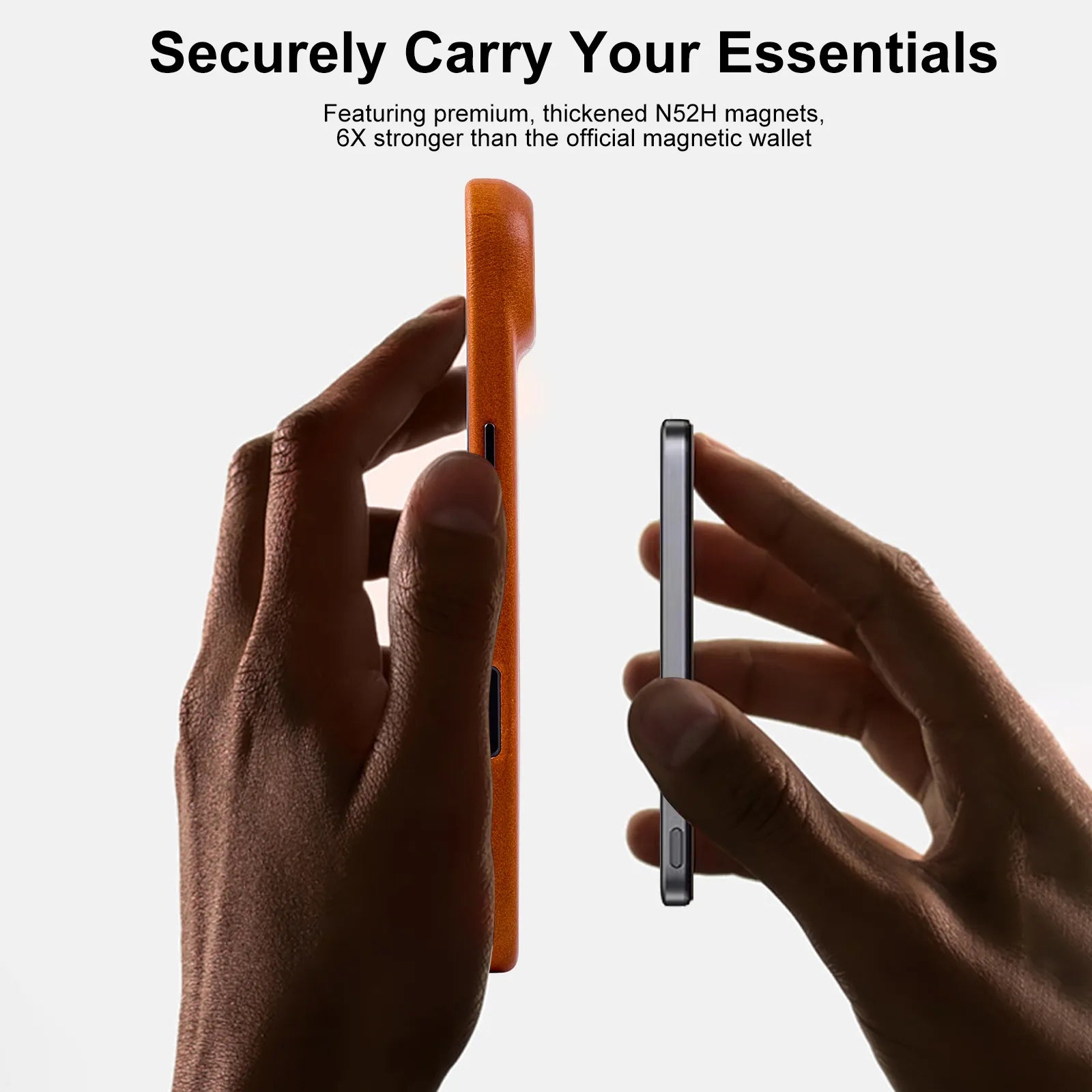Anti-Radiation Leather Phone Case for iPhone 17 Air with Screen Protector (Wholesale/OEM Manufacturer)