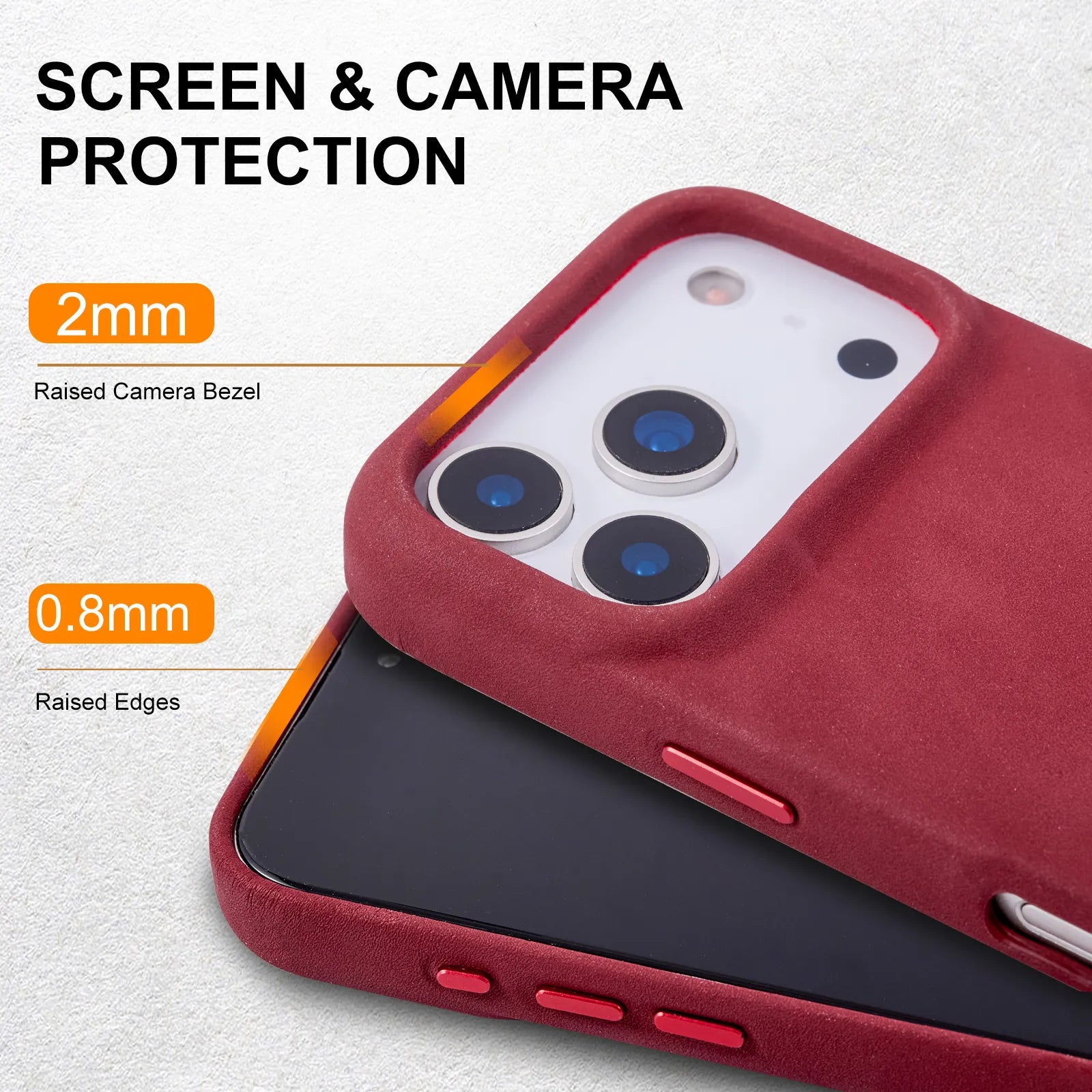 Anti-EMF Genuine Leather Phone Case for Samsung Galaxy S / Custom Phone Models (Wholesale/OEM Manufacturer)