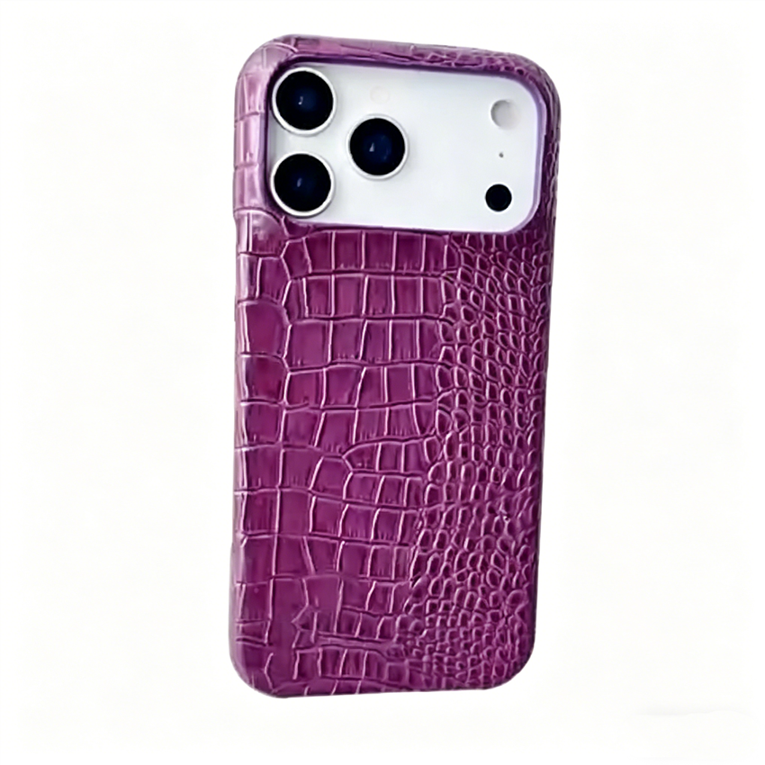 Aaronscase Genuine Leather Alligator Slim Phone Case (Wholesale/Manufacturer)