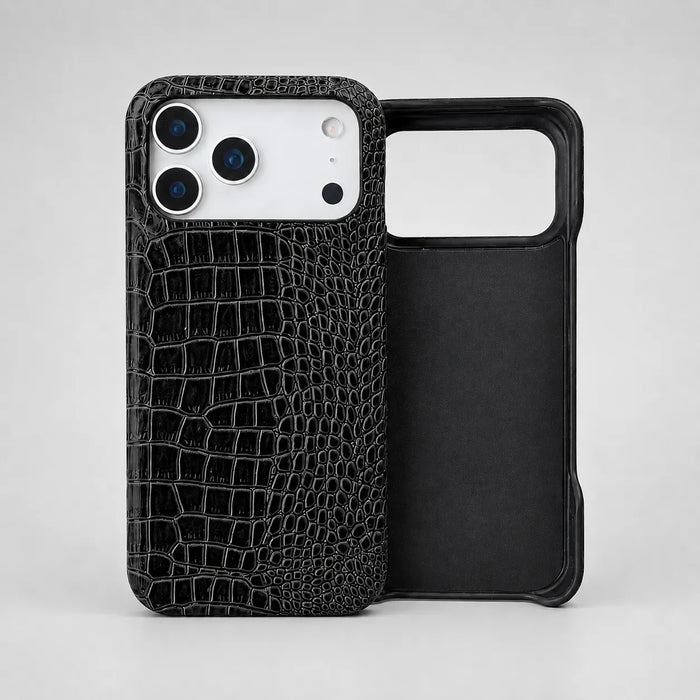 Genuine Leather Alligator Slim Phone Case (Wholesale/OEM Manufacturer)