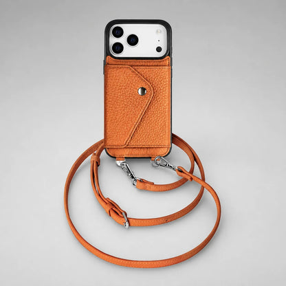 Premium Leather Crossbody Wallet Phone Case (Wholesale/OEM Manufacturer)