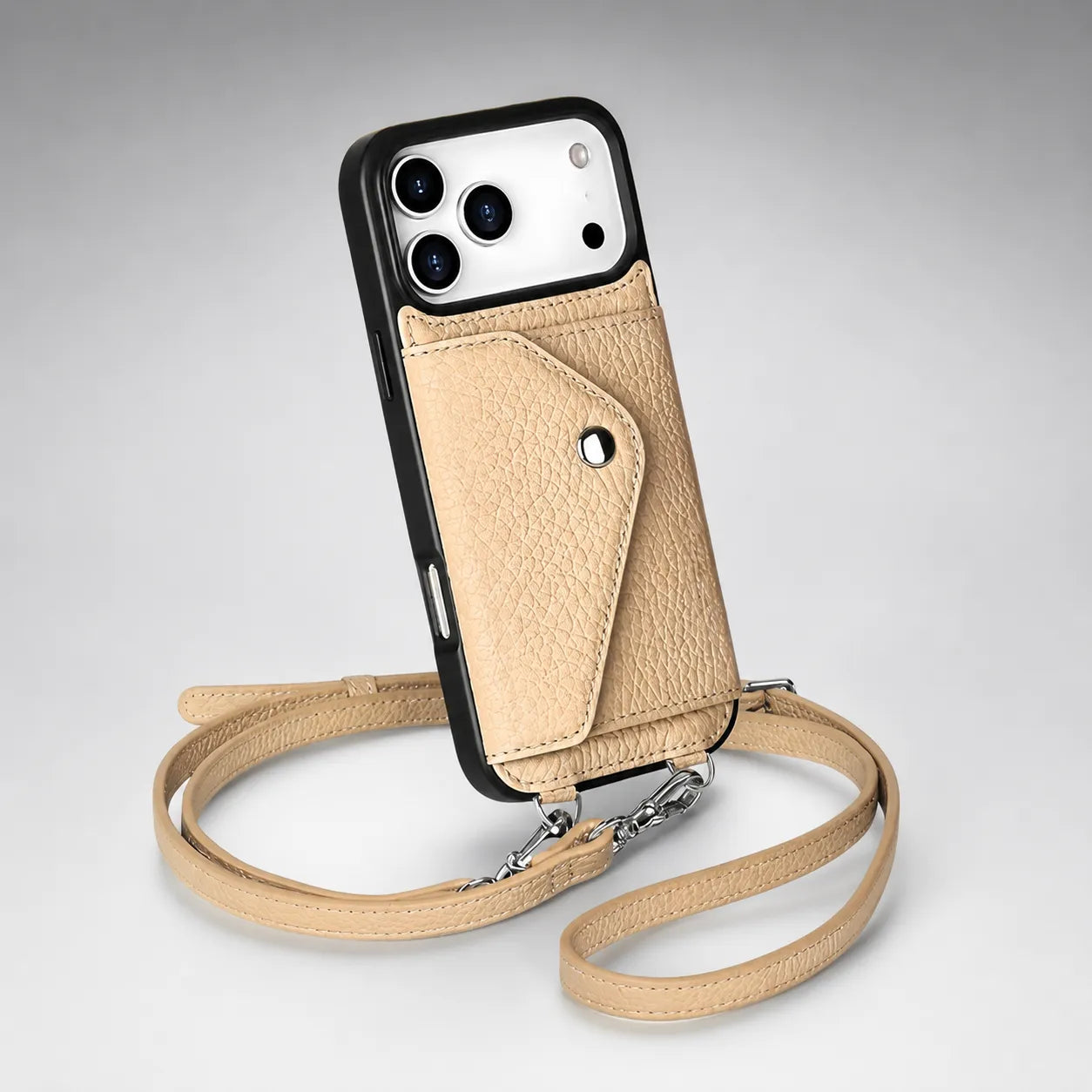 Premium Leather Crossbody Wallet Phone Case (Wholesale/OEM Manufacturer)