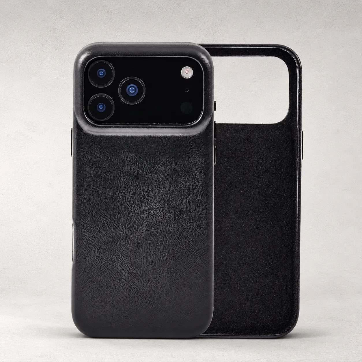 Slim Genuine Leather Anti-EMF Phone Case for iPhone 17 Pro Max (Wholesale/OEM Manufacturer)