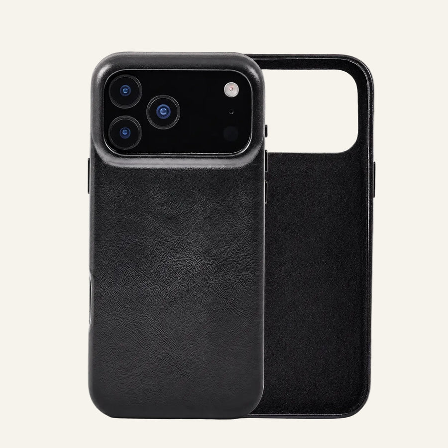 delgado cuero genuino Anti-EMF funda para móvil para iPhone 17 Pro Max (Fabricante mayorista/OEM)