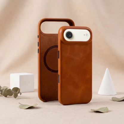 Genuine Leather Slim Phone Case for iPhone 17 Series image 1